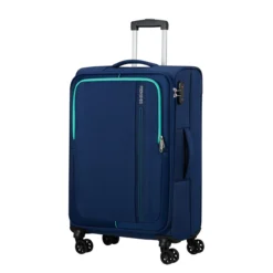 American Tourister Sea Seeker 4 Wheel Medium Suitcase - 68cm -Luggage Superstore 146675 6636 SEA SEEKER SPINNER 6825 TSA FRONT34 25049.1677070467
