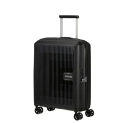 American Tourister Aerostep Expandable Cabin Suitcase - 55cm -Luggage Superstore 146819 1041 AEROSTEP SPINNER 5520 EXP TSA FRONT34 26734.1673000020