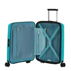 American Tourister Aerostep Expandable Cabin Suitcase - 55cm -Luggage Superstore 146819 A066 AEROSTEP SPINNER 5520 EXP TSA INTERIOR 95488.1672999690