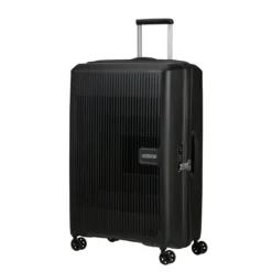 American Tourister Aerostep Expandable Large Suitcase - 77cm -Luggage Superstore 146821 1041 AEROSTEP SPINNER 7728 EXP TSA FRONT34 58039.1673037419