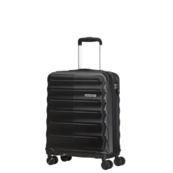 American Tourister Speedlink 3 Piece Luggage Set - 55cm, 67cm, & 77cm -Luggage Superstore Cabin Black Side 74716.1694091703