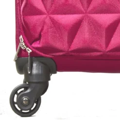 Rock Jewel 4 Wheel Medium Suitcase - 70cm 38 Rock Jewel 4 Wheel Medium Suitcase - 70cm -Luggage Superstore Four Wheel Suitcase Jewel Pink TR 0207 PI 26639.1673947711