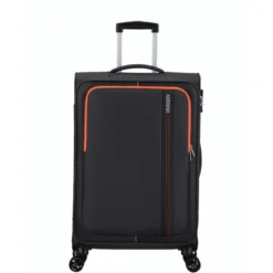 American Tourister Sea Seeker 4 Wheel Medium Suitcase - 68cm -Luggage Superstore Grey Front 68cm 39370.1677070427
