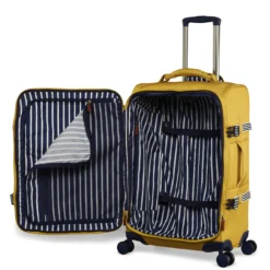 Joules Coast 4 Wheel Medium Suitcase - 66cm 21 Joules Coast 4 Wheel Medium Suitcase - 66cm -Luggage Superstore JLS5002 003 Medium Trolley Case 4W Antique Gold 3 49454.1695122798