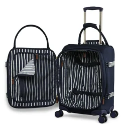 Joules Coast 4 Wheel Cabin Suitcase - 54cm -Luggage Superstore JLS5003 002 Cabin Trolley Case 4W French Navy 3 79853.1695121076