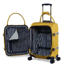 Joules Coast 4 Wheel Cabin Suitcase - 54cm -Luggage Superstore JLS5003 003 Cabin Trolley Case 4W Antique Gold 3 71713.1695121076