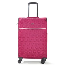 Rock Jewel 4 Wheel Medium Suitcase - 70cm 34 Rock Jewel 4 Wheel Medium Suitcase - 70cm -Luggage Superstore Medium Suitcase Jewel Pink TR 0207 PI 60766.1673947710