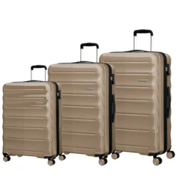 American Tourister Speedlink 3 Piece Luggage Set - 55cm, 67cm, & 77cm -Luggage Superstore Pearl Set 06130.1694094322