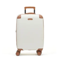 Rock Carnaby 4 Wheel Exp Cabin Suitcase - 56cm -Luggage Superstore Rock Carnaby TR 0219 CRM S 1 94385.1660573750