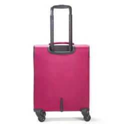 Rock Jewel 4 Wheel Cabin Suitcase - 55cm -Luggage Superstore Small Cabin Suitcase Jewel Pink TR 0207 PI 2 03669.1673945941
