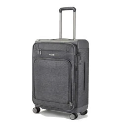 Rock Parker 4 Wheel Exp Medium Suitcase - 65cm 30 Rock Parker 4 Wheel Exp Medium Suitcase - 65cm -Luggage Superstore TR 0206 GR M 3 54221.1672751974