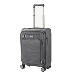 Rock Parker 4 Wheel Cabin Suitcase - 54cm -Luggage Superstore TR 0206 GR S 3 96762.1672750786