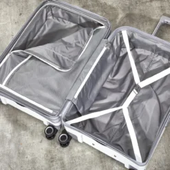 Rock Sunwave 4 Wheel Exp Cabin Suitcase - 54cm -Luggage Superstore TR 0212 WH Interior 80100.1661262765