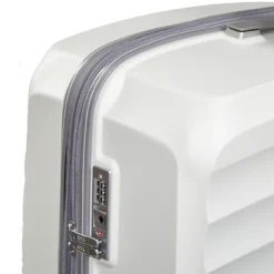 Rock Sunwave 4 Wheel Exp Cabin Suitcase - 54cm -Luggage Superstore TR 0212 WH Lock 17366.1661262765