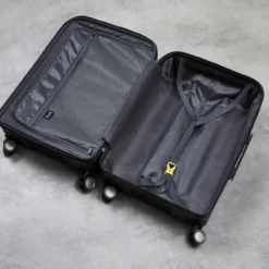 Rock Bali 4 Wheel Exp Medium Suitcase - 65cm -Luggage Superstore TR 0235 BLK Interior 62781.1661167976