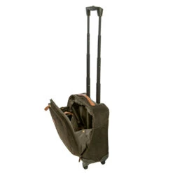 Bric's Life 4 Wheel Pilot Trolley Cabin Case - 43cm -Luggage Superstore brics blf05260 olive 4 76362.1650938087