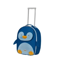 Samsonite Happy Sammies Eco Penguin Peter Suitcase -Luggage Superstore prod col 142471 9675 wheel handle full 1 79615.1682610902